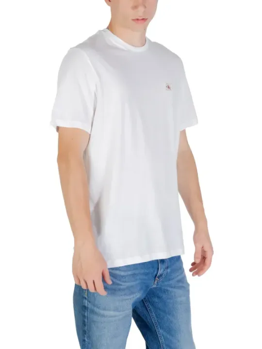 "Calvin Klein Jeans T-Shirts im Sale | Calvin Klein Herren TShirt Weiß Herbst Winter online kaufen"|Planet-Deluxe