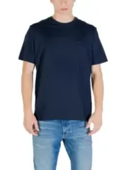 "Calvin Klein Jeans T-Shirts im Sale | Calvin Klein Herren TShirt Blau Kurzarm Herbst Winter online kaufen"|Planet-Deluxe