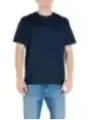 "Calvin Klein Jeans T-Shirts im Sale | Calvin Klein Herren TShirt Blau Kurzarm Herbst Winter online kaufen"|Planet-Deluxe