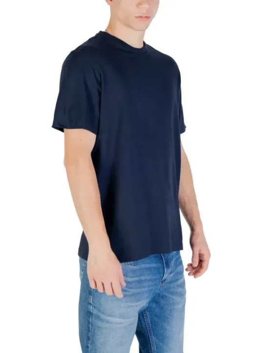 "Calvin Klein Jeans T-Shirts im Sale | Calvin Klein Herren TShirt Blau Kurzarm Herbst Winter online kaufen"|Planet-Deluxe