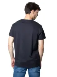 Schwarzes Tommy Hilfiger Baumwoll-T-Shirt