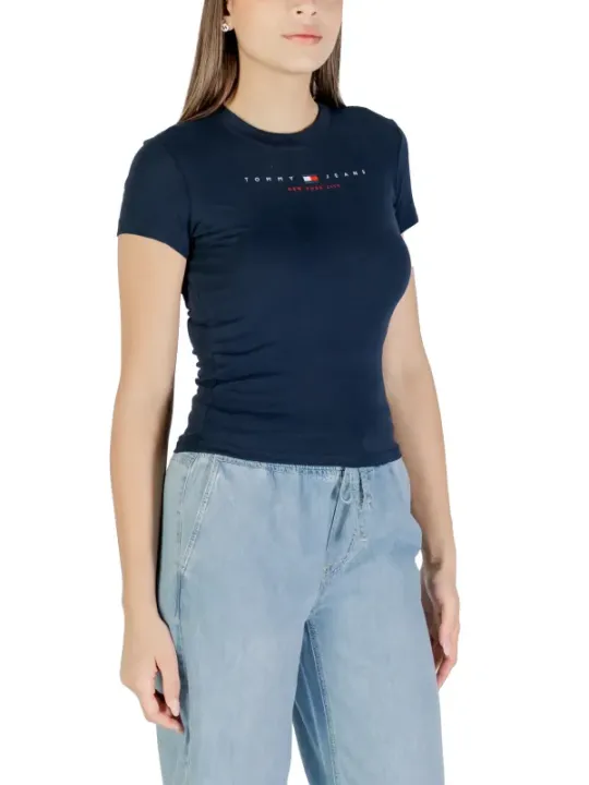 "Tommy Hilfiger Jeans T-Shirt im Sale | Tommy Hilfiger Jeans - Tommy Hilfiger Jeans T-Shirt Donna online kaufen"|Planet-Deluxe
