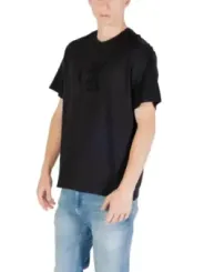 "Calvin Klein Jeans T-Shirts im Sale | Calvin Klein Herbst TShirt Schwarz Druck Kurzarm online kaufen"|Planet-Deluxe