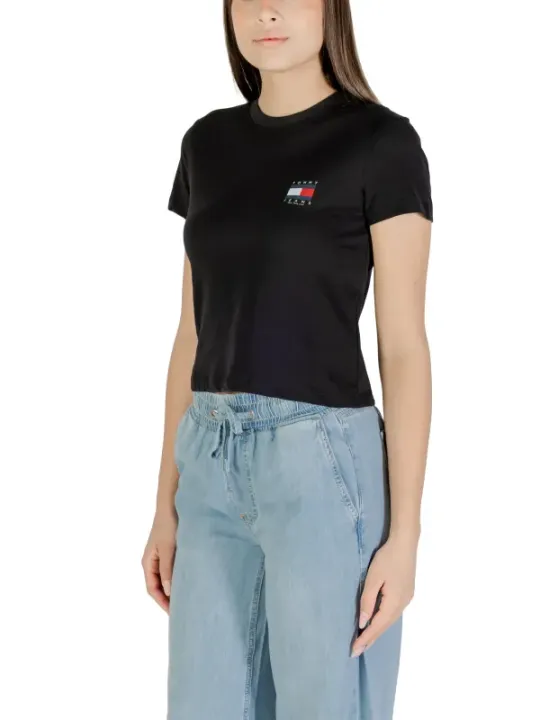 "Tommy Hilfiger Jeans T-Shirt im Sale | Tommy Hilfiger Jeans - Tommy Hilfiger Jeans T-Shirt Donna online kaufen"|Planet-Deluxe