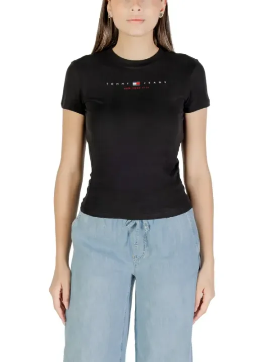 "Tommy Hilfiger Jeans T-Shirt im Sale | Tommy Hilfiger Jeans - Tommy Hilfiger Jeans T-Shirt Donna online kaufen"|Planet-Deluxe