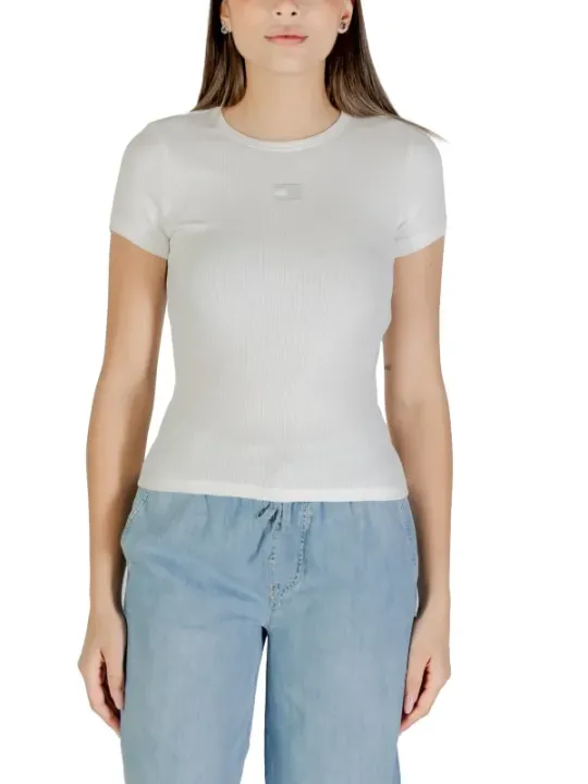 "Tommy Hilfiger Jeans T-Shirt im Sale | Tommy Hilfiger Jeans - Tommy Hilfiger Jeans T-Shirt Donna online kaufen"|Planet-Deluxe