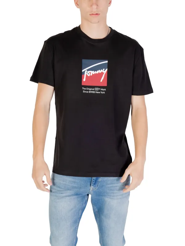 "Tommy Hilfiger Jeans T-Shirts im Sale | Tommy Hilfiger Herren Bio-Baumwoll T-Shirt Schwarz online kaufen"|Planet-Deluxe "Tommy Hilfiger Jeans T-Shirts im Sale | Tommy Hilfiger Herren Bio-Baumwoll T-Shirt Schwarz online kaufen"|Planet-Deluxe