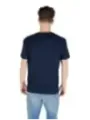 "Tommy Hilfiger Jeans T-Shirts im Sale | Tommy Hilfiger Herren TShirt Blau Druck Bio Baumwolle online kaufen"|Planet-Deluxe