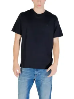 Calvin Klein Herren T-Shirt Grau, Kurzarm, Rundhals