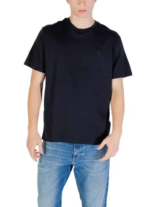 "Calvin Klein Jeans T-Shirts im Sale | Calvin Klein Jeans Herren TShirt Grau Kurzarm Rundhals online kaufen"|Planet-Deluxe