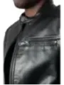 Schwarze Jack & Jones Lederjacke