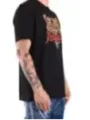 "Dsquared2 T-Shirts im Sale | Dsquared2 Herren TShirt Schwarz Druck HerbstWinter online kaufen"|Planet-Deluxe