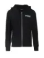 Dunkler Kapuzenpullover mit Reißverschluss