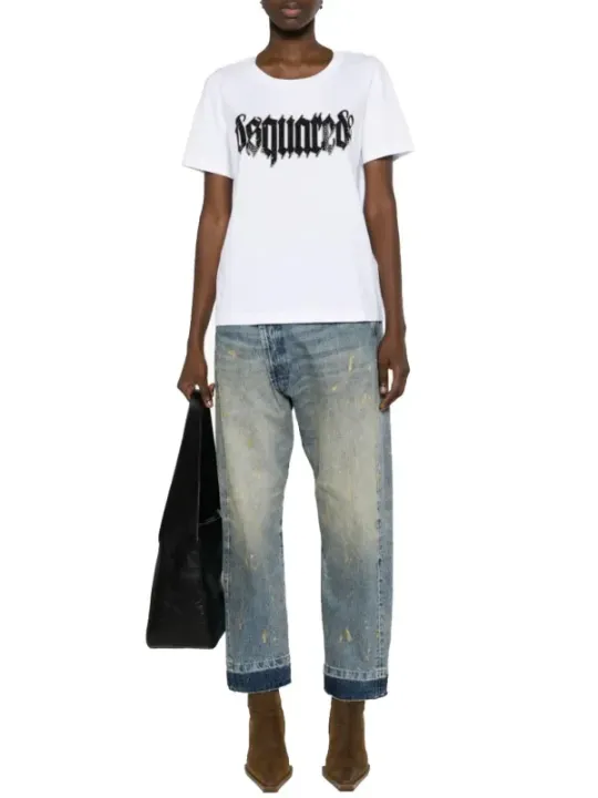 "Dsquared2 T-Shirt im Sale | Dsquared2 - Dsquared2 T-Shirt Donna online kaufen"|Planet-Deluxe