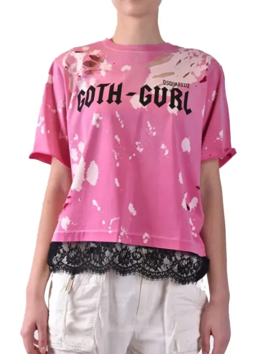 "Dsquared2 T-Shirt im Sale | Dsquared2 - Dsquared2 T-Shirt Donna online kaufen"|Planet-Deluxe