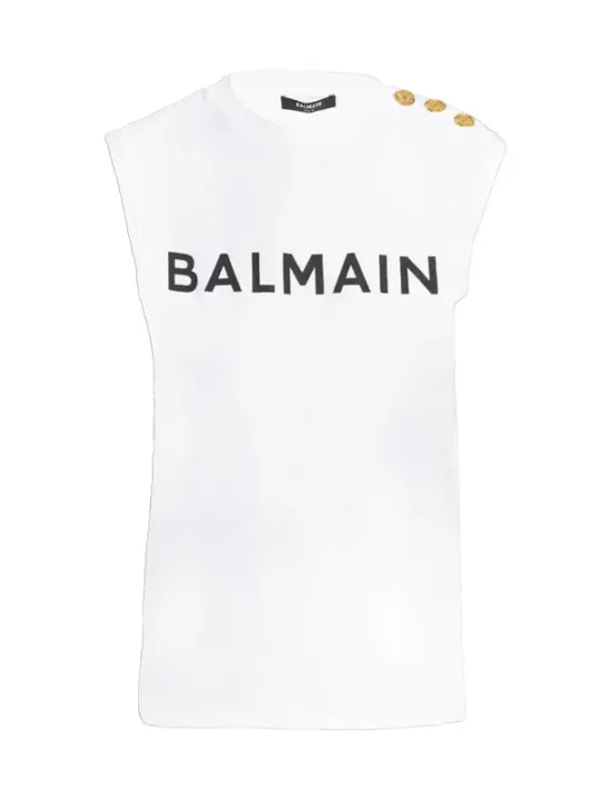 "Balmain T-Shirt im Sale | Balmain - Balmain T-Shirt Donna online kaufen"|Planet-Deluxe