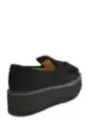 Schwarze Hogan Plattform Wildlederschuhe