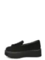 Schwarzer Loafer mit Fransen-Detail