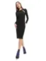 "Pinko Kleider im Sale | Pinko Damenkleid Schwarz Herbst Winter Langarm online kaufen"|Planet-Deluxe