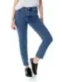 Blaue Damen Straight Leg Jeans