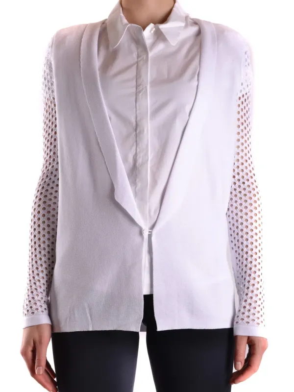 "Pinko Cardigans im Sale | Pinko Damen Frühlings-Sommer Cardigan Weiß Langarm online kaufen"|Planet-Deluxe