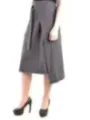 "Eleganter Pinko Damenrock Grau mit Schnalle für Herbst/Winter"