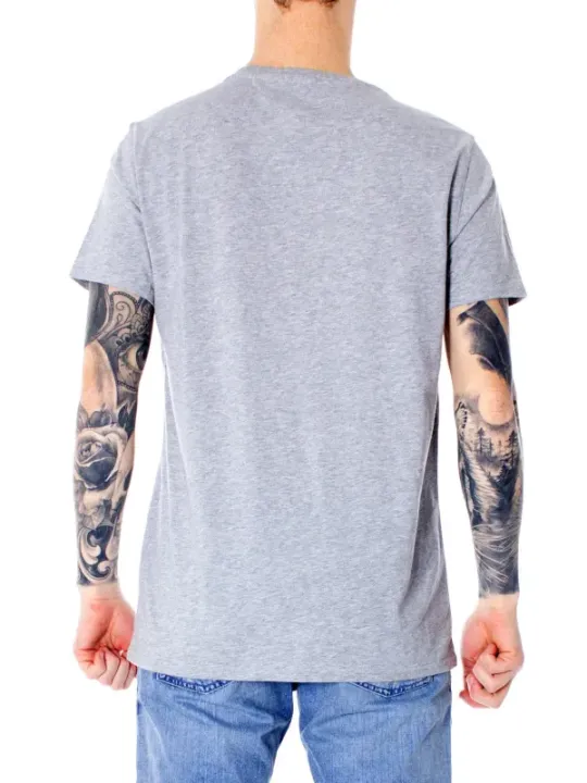 Tommy Hilfiger graues Baumwoll-T-Shirt