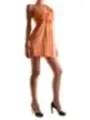 "Elisabetta Franchi Kleider im Sale | Elisabetta Franchi Damenkleid 486613 - Elegantes ärmelloses Viskose-Kleid in Orange für Frühling/Sommer online kaufen"|Planet-Deluxe