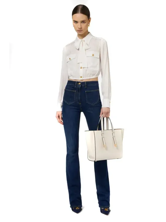 "Elisabetta Franchi Bluse im Sale | Elisabetta Franchi - Elisabetta Franchi Blouse Donna online kaufen"|Planet-Deluxe