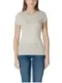 Guess Logo Beige Damen T-Shirt