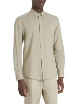 "Antony Morato Beige Herrenhemd - Frühling/Sommer Look"
