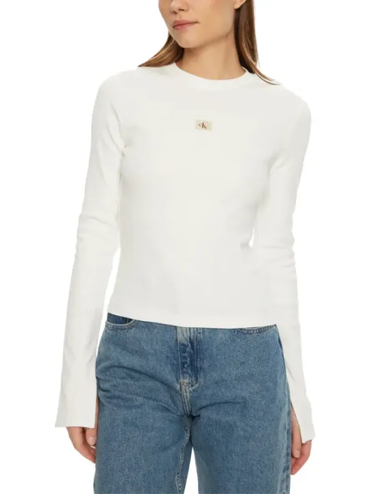 "Calvin Klein Jeans Pullover im Sale | Calvin Klein Jeans - Calvin Klein Jeans Maglia Donna online kaufen"|Planet-Deluxe