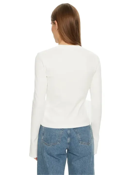 "Calvin Klein Jeans Pullover im Sale | Calvin Klein Jeans - Calvin Klein Jeans Maglia Donna online kaufen"|Planet-Deluxe