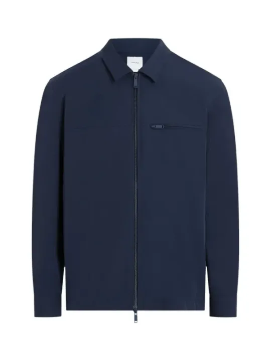"Calvin Klein Jacken im Sale | Calvin Klein Herren Frühlingsjacke Blau Reißverschluss online kaufen"|Planet-Deluxe