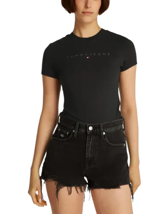 "Tommy Hilfiger Jeans T-Shirt im Sale | Tommy Hilfiger Jeans - Tommy Hilfiger Jeans T-Shirt Donna online kaufen"|Planet-Deluxe