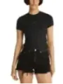 "Tommy Hilfiger Jeans T-Shirts im Sale | Tommy Hilfiger Damen T-Shirt Schwarz - Einfarbig, Kurzarm, Rundhals - Perfekt für Frühling/Sommer (Artikelcode: DW0DW20315) online kaufen"|Planet-Deluxe