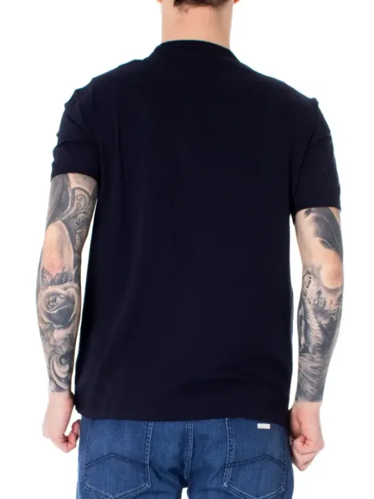 Schwarzes Armani Exchange Baumwoll-T-Shirt
