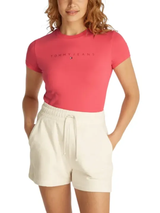 "Tommy Hilfiger Jeans T-Shirt im Sale | Tommy Hilfiger Jeans - Tommy Hilfiger Jeans T-Shirt Donna online kaufen"|Planet-Deluxe