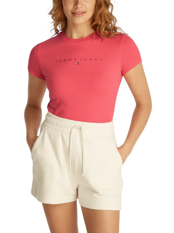 "Tommy Hilfiger Jeans T-Shirt im Sale | Tommy Hilfiger Jeans - Tommy Hilfiger Jeans T-Shirt Donna online kaufen"|Planet-Deluxe