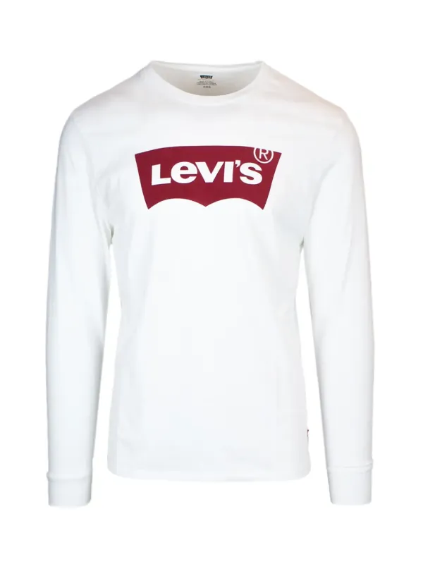 Levi's weißes Langarm-T-Shirt Levi's weißes Langarm-T-Shirt