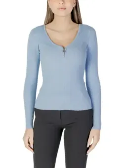 Morgan De Toi Damen V-Pullover mit Reißverschluss