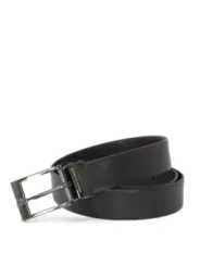 Schwarzer Armani Exchange Ledergürtel