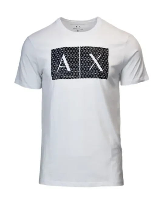 Graues AX Herren Baumwoll-T-Shirt