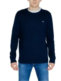 Tommy Hilfiger Herren Bio-Baumwollpullover Blau