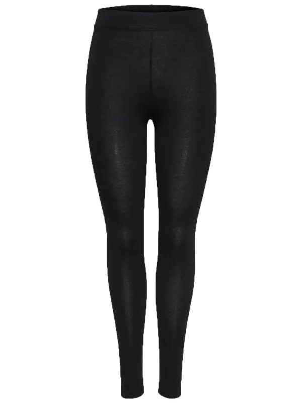 Schwarze Damen High-Waist Leggings Schwarze Damen High-Waist Leggings