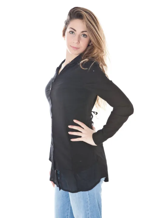 "DENNY ROSE Hemden im Sale | DENNY ROSE 3045_NERO_C26660 online kaufen"|Planet-Deluxe