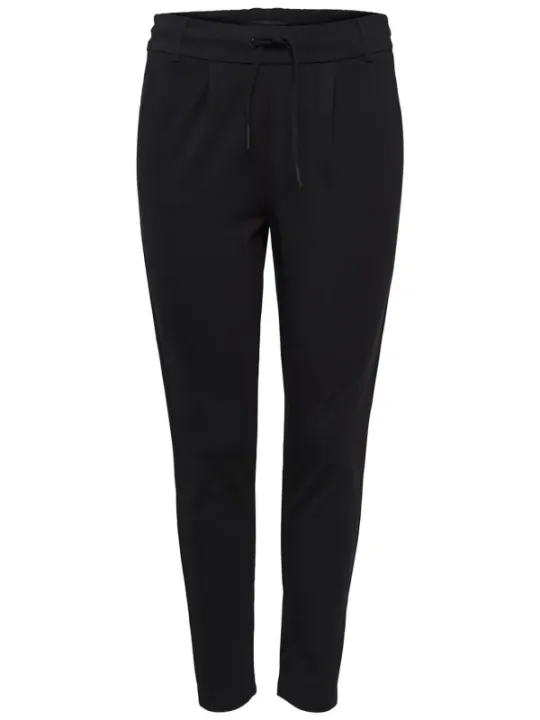 Schwarze Hosen mit Kordelzug
