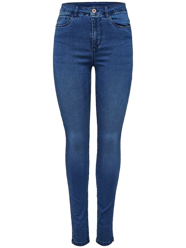 Dunkle Skinny Jeans mit Waschung Dunkle Skinny Jeans mit Waschung