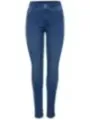 Dunkle Skinny Jeans mit Waschung