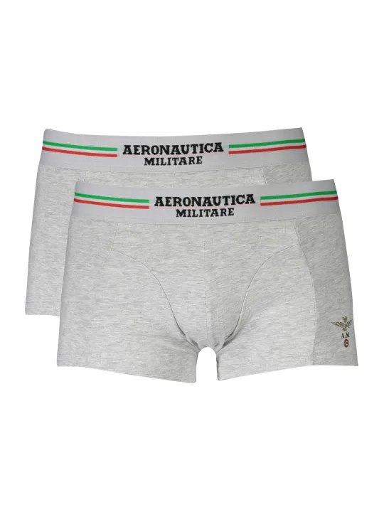 "AERONAUTICA MILITARE Boxershorts im Sale | Doppelpack Boxershorts mit elastischem Bund Aeronautica online kaufen"|Planet-Deluxe
